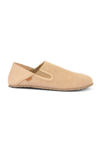 Barfotaskor, Slip-On - beige bomull, vegansk