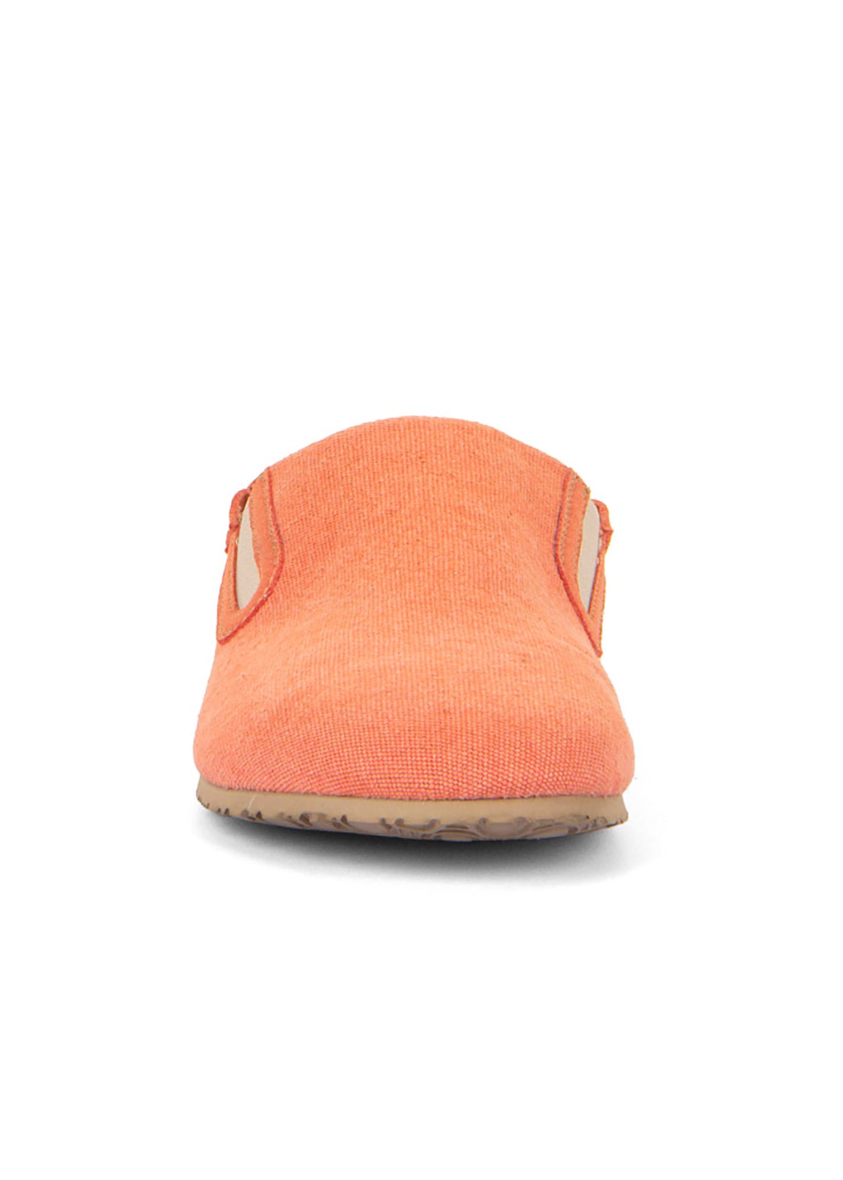 Barfotaskor, Slip-On - orange bomull, vegansk