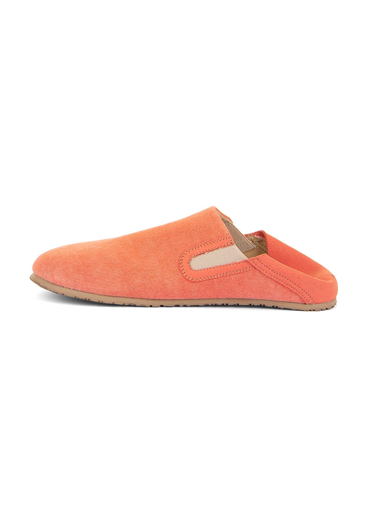 Barfotaskor, Slip-On - orange bomull, vegansk