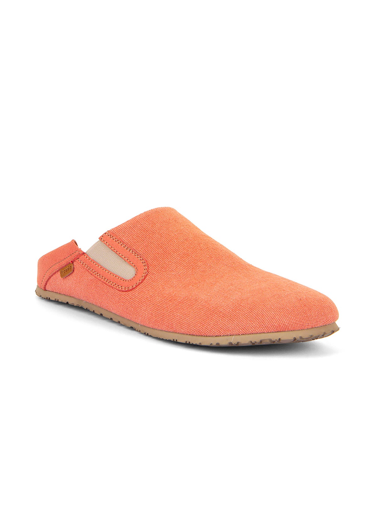 Barfotaskor, Slip-On - orange bomull, vegansk