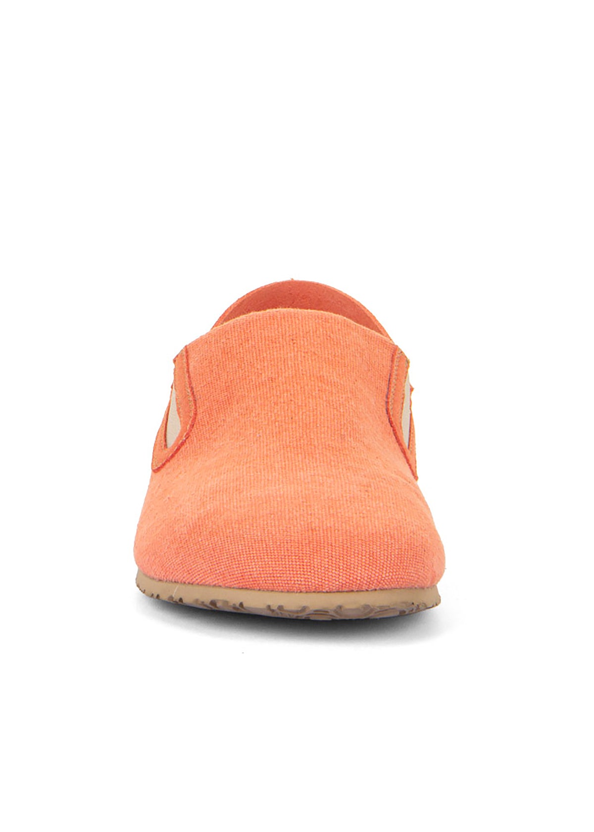 Barfotaskor, Slip-On - orange bomull, vegansk