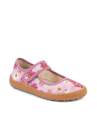 Children's Barefoot shoes - ballerinas, pink flowers