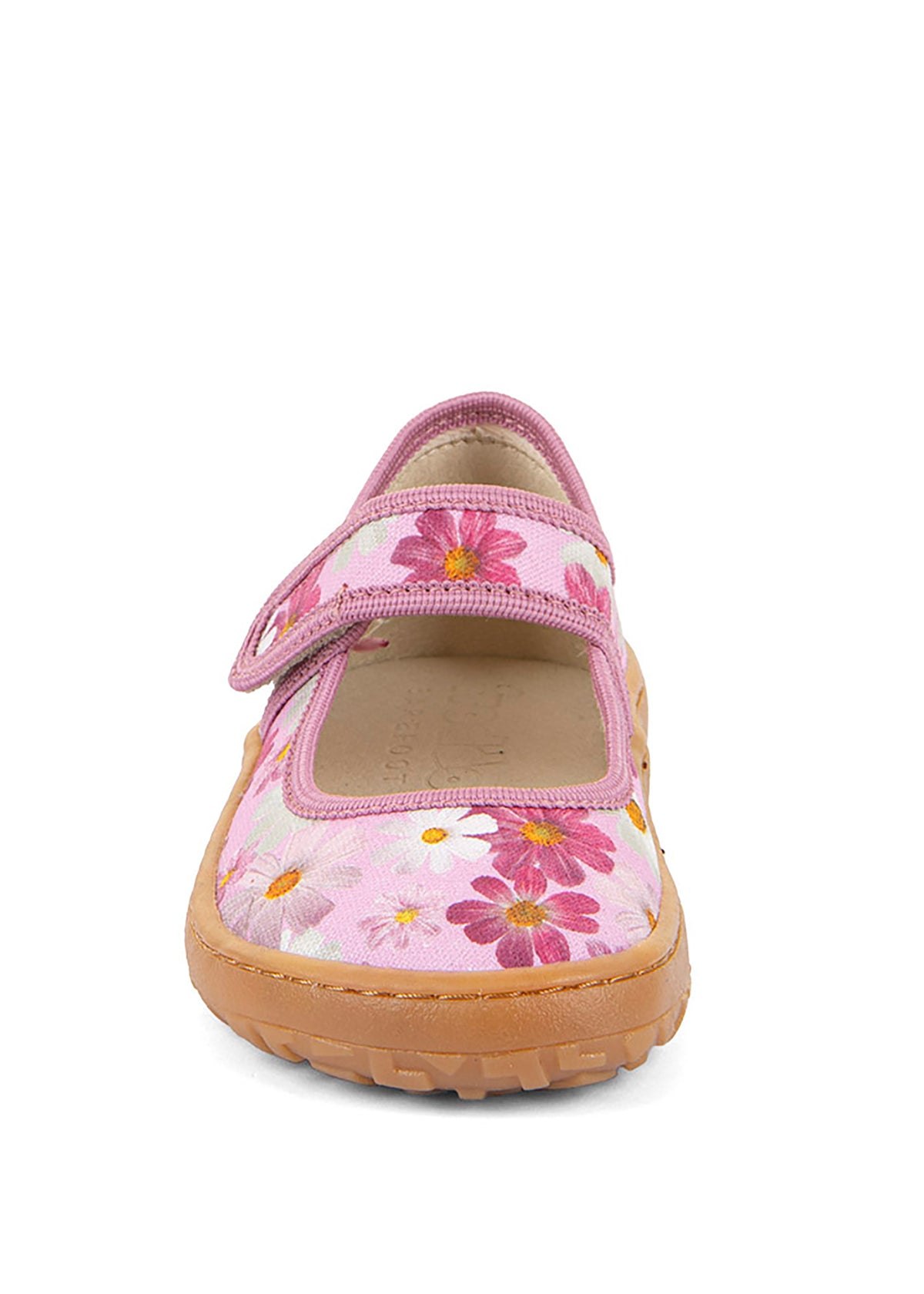 Children's Barefoot shoes - ballerinas, pink flowers