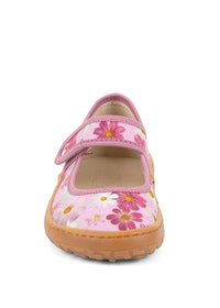 Children's Barefoot shoes - ballerinas, pink flowers