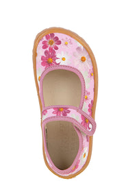 Children's Barefoot shoes - ballerinas, pink flowers