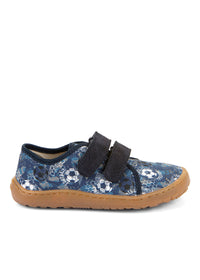 Children's barefoot sneakers - blue, soccer