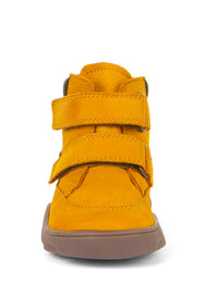 High-top barefoot shoes - transitional season shoes, Zeru TEX, yellow