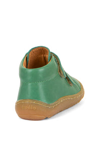 Barfotaskor för barn - grön läder, Barefoot First Step