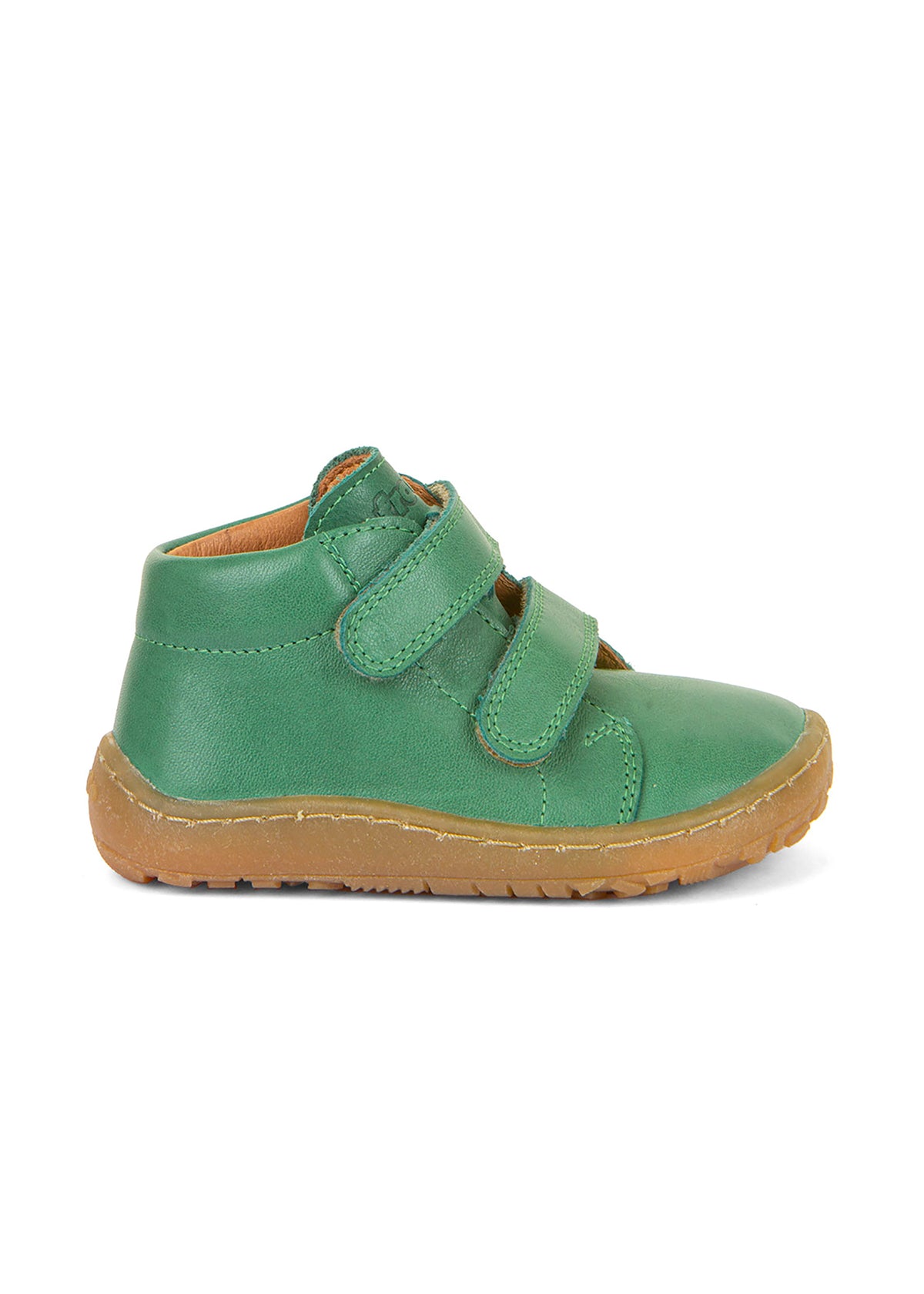 Barfotaskor för barn - grön läder, Barefoot First Step
