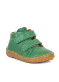 Barfotaskor för barn - grön läder, Barefoot First Step