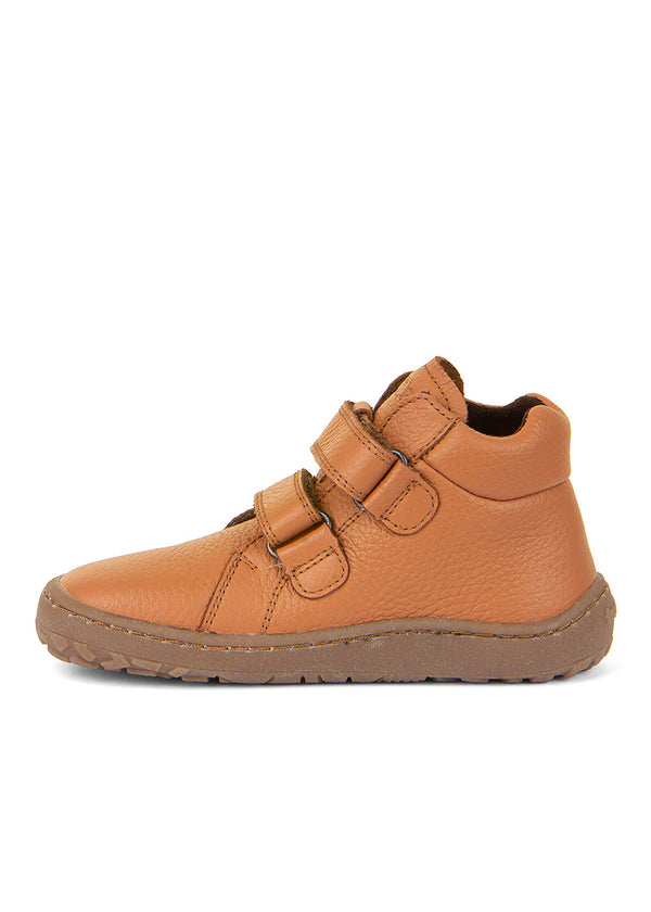 Varrelliset paljasjalkakengät - välikausikengät, Barefoot Autumn, konjakinruskea nahka