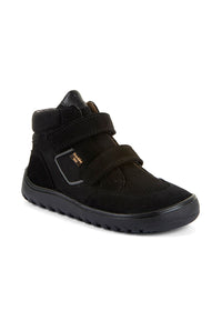 High-top barefoot sneakers - transitional-season shoes, Up Hill TEX, black