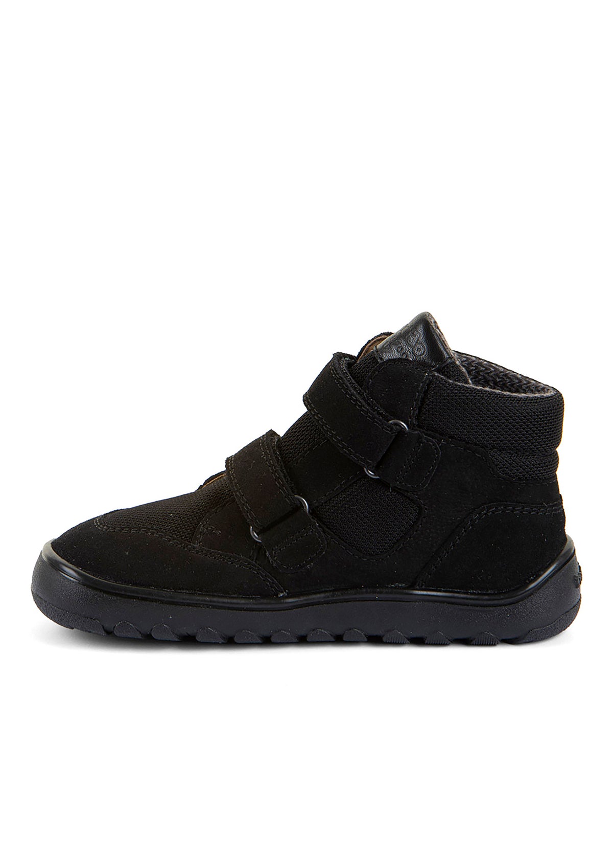 High-top barefoot sneakers - transitional-season shoes, Up Hill TEX, black