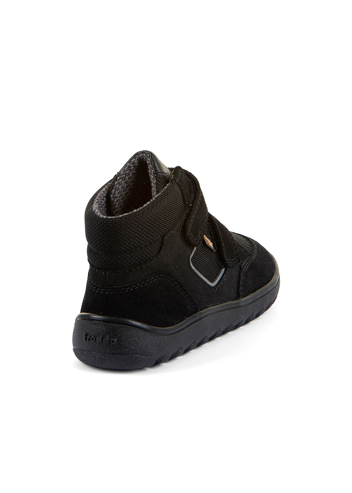 High-top barefoot sneakers - transitional-season shoes, Up Hill TEX, black