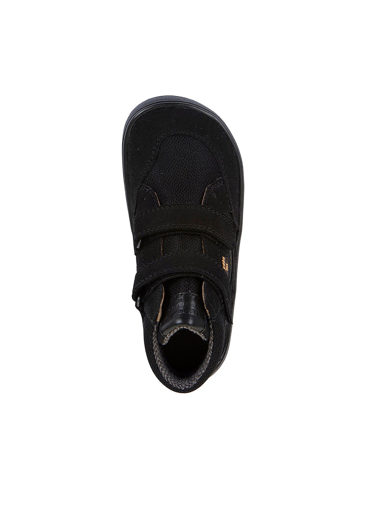 High-top barefoot sneakers - transitional-season shoes, Up Hill TEX, black