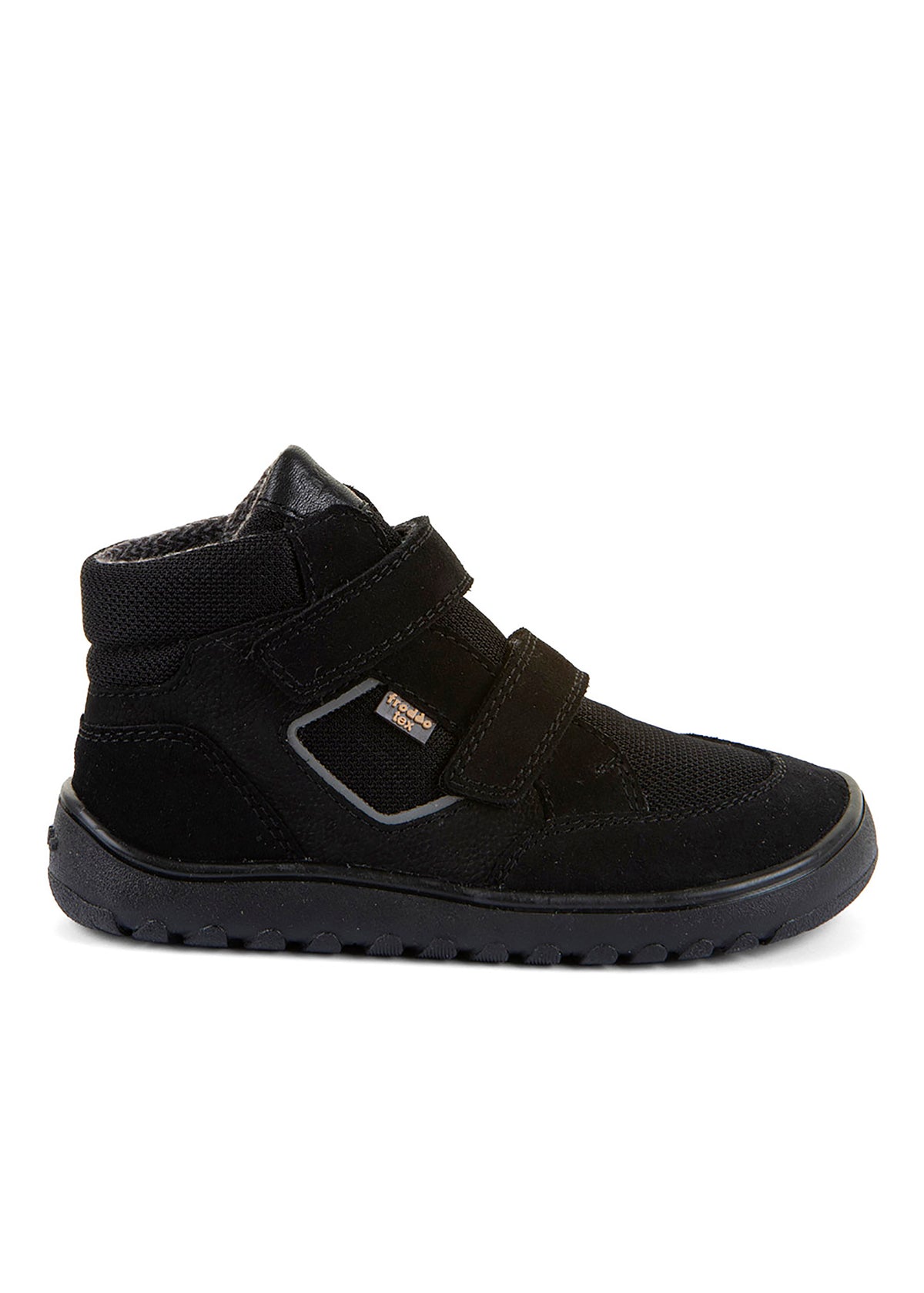 High-top barefoot sneakers - transitional-season shoes, Up Hill TEX, black