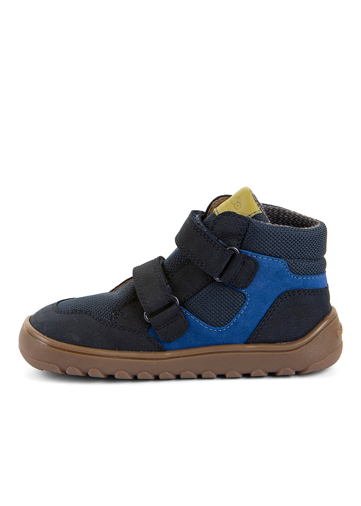 High-top barefoot sneakers - transitional-season shoes, Up Hill TEX, dark blue