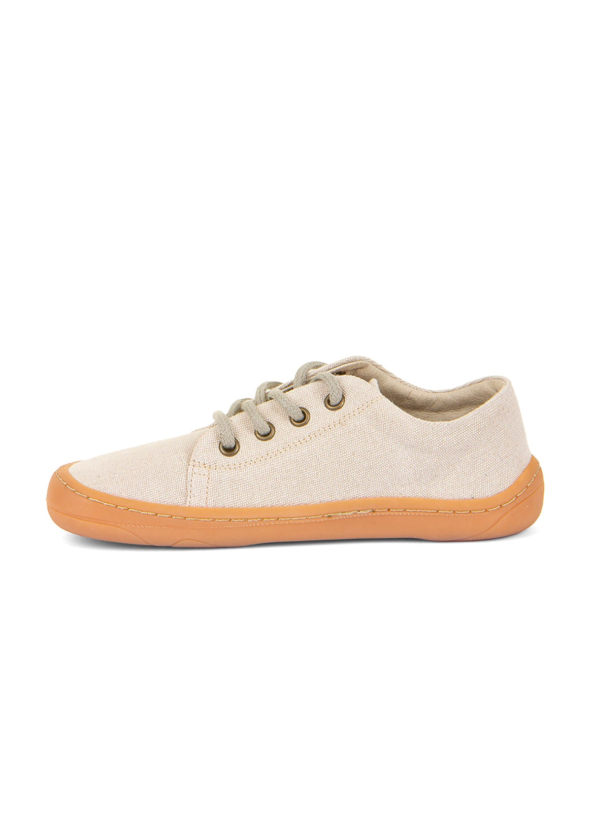 Barefoot sneakers - Vegan Laces, light canvas fabric