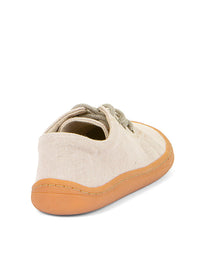 Barefoot sneakers - Vegan Laces, light canvas fabric