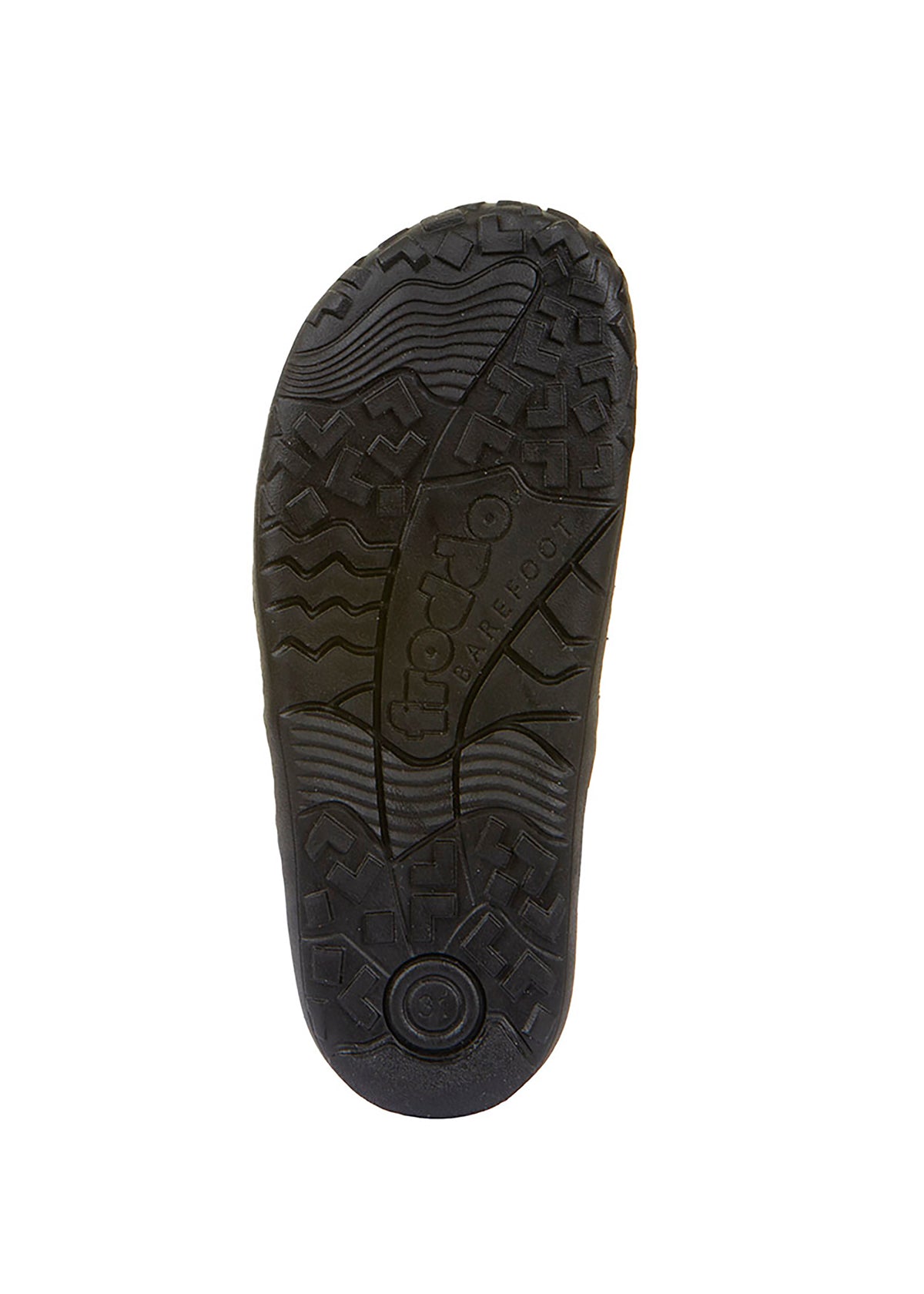 Barefoot sneakers - Laces, black leather