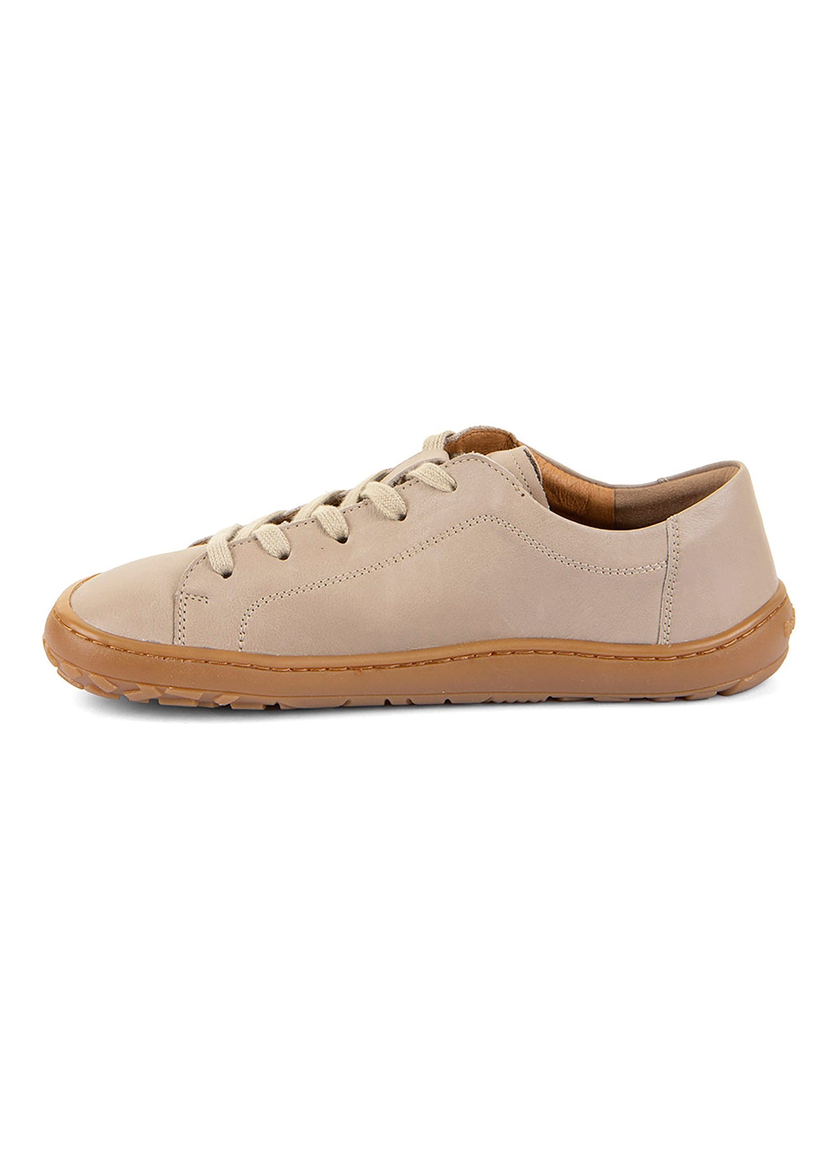 Paljasjalkatennarit - Laces, beige nahka