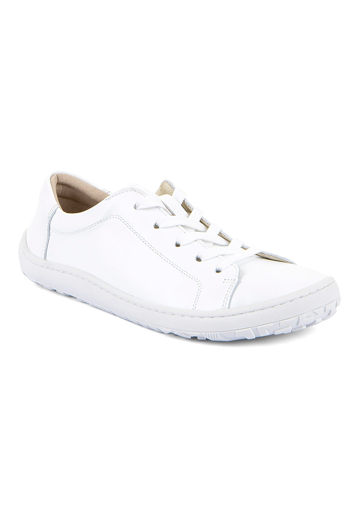 Barefoot sneakers - Laces, white leather