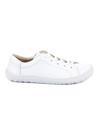Barefoot sneakers - Laces, white leather