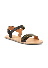 Paljasjalkakengät, sandaalit - Flexy Buckle, musta nahka