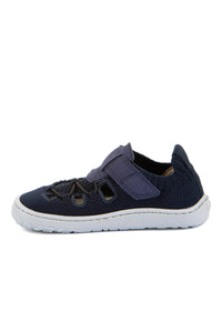Barns barfotaskorsandaler, Light Sandal - mörkblå