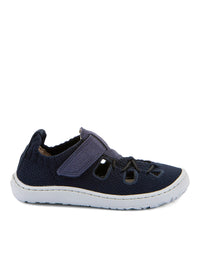 Barns barfotaskorsandaler, Light Sandal - mörkblå
