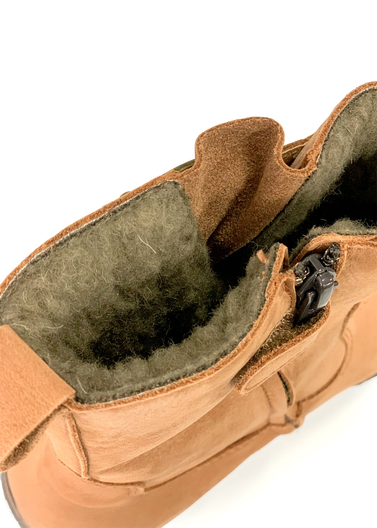 Vinterkängor - konjaksbrun, spänndekor, Froddo-TEX