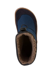Paljasjalkakengät - talvikengät, Up TEX Snow Wool, tummansininen