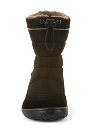 Paljasjalkakengät - talvikengät, Up TEX Snow Wool, musta (Pienemmät koot 25–32)