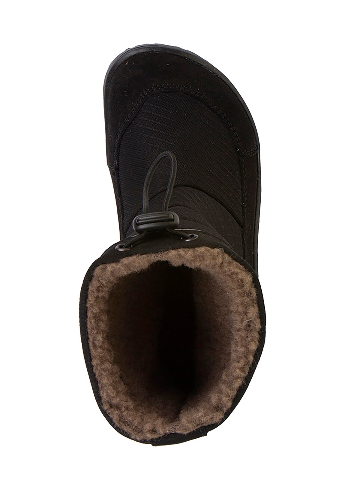 Paljasjalkakengät - talvikengät, Up TEX Snow Wool, musta (Pienemmät koot 25–32)