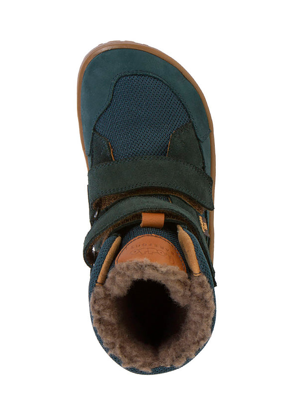 Lasten paljasjalkakengät, talvikengät - Up TEX Winter, petrooli