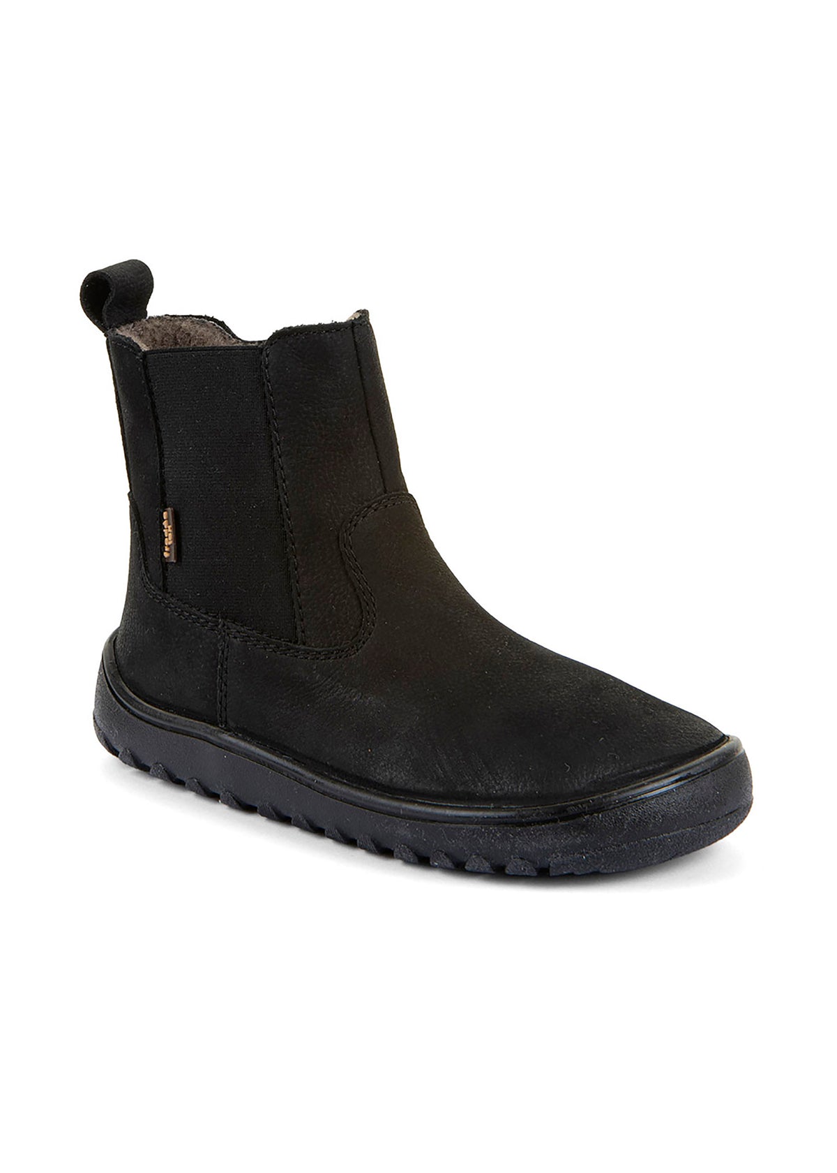 Paljasjalkakengät - talvikengät, Up Chelys Wool - musta nahka