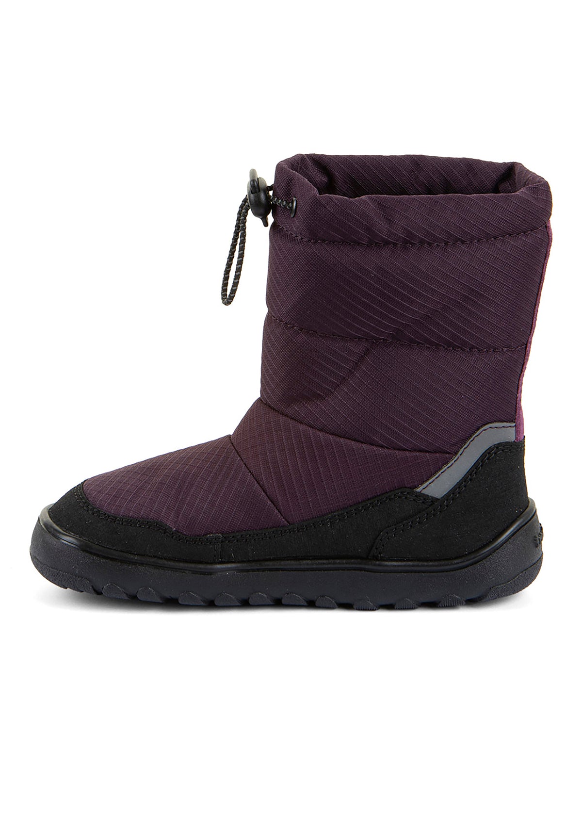 Paljasjalkakengät - talvikengät, Up TEX Snow Wool, violetti