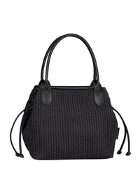Women's handbag - black, Granada Quilt Zip Shopper