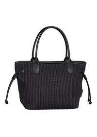 Women's handbag - black, Granada Quilt Zip Shopper