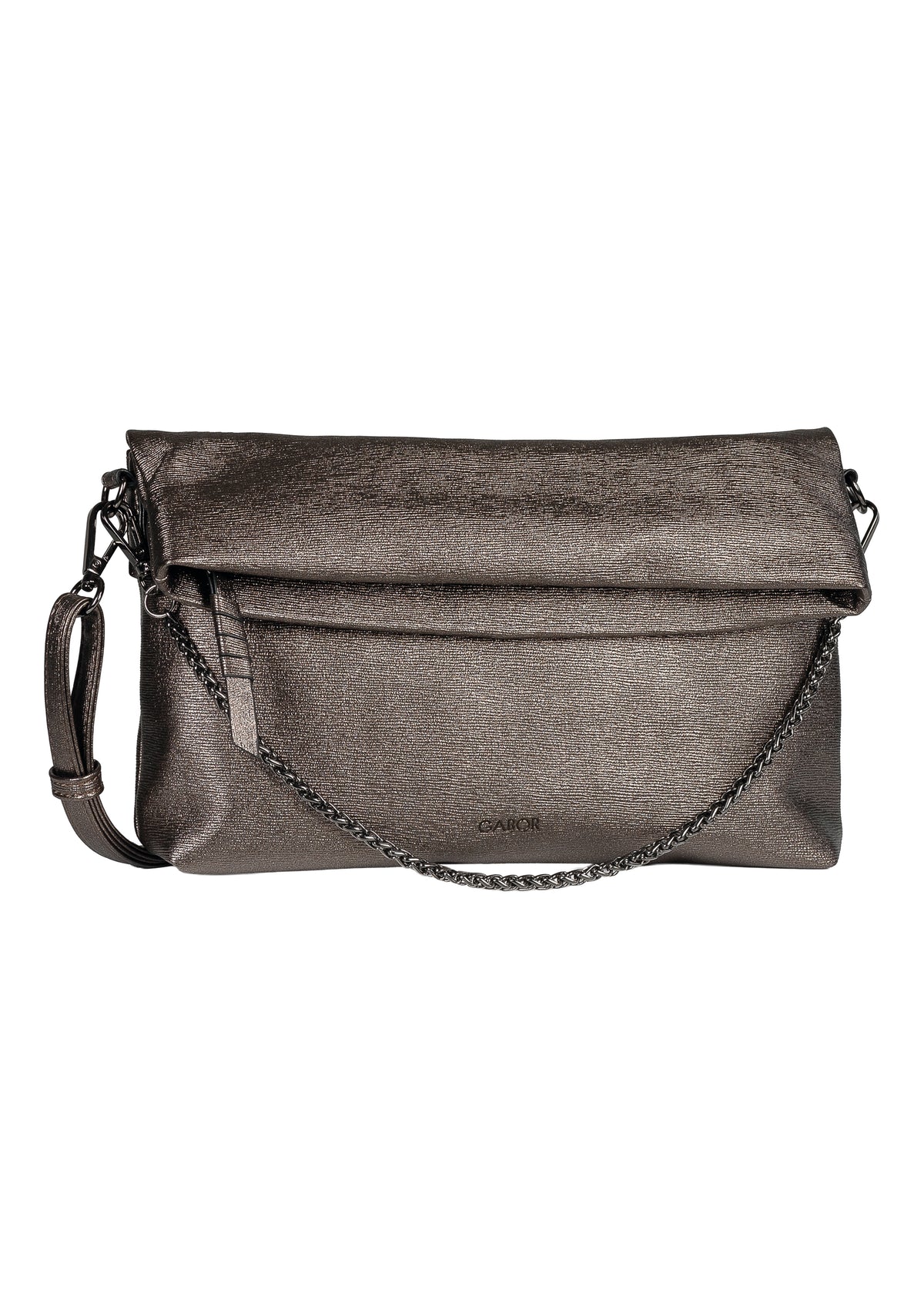 Women's evening bag - metallic brown, Hava Cross Bag