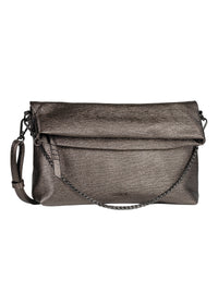 Women's evening bag - metallic brown, Hava Cross Bag