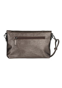 Women's evening bag - metallic brown, Hava Cross Bag
