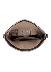 Women's evening bag - metallic brown, Hava Cross Bag