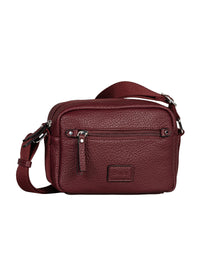Women's shoulder bag - dark red, Karima Camera Bag