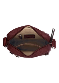 Women's shoulder bag - dark red, Karima Camera Bag