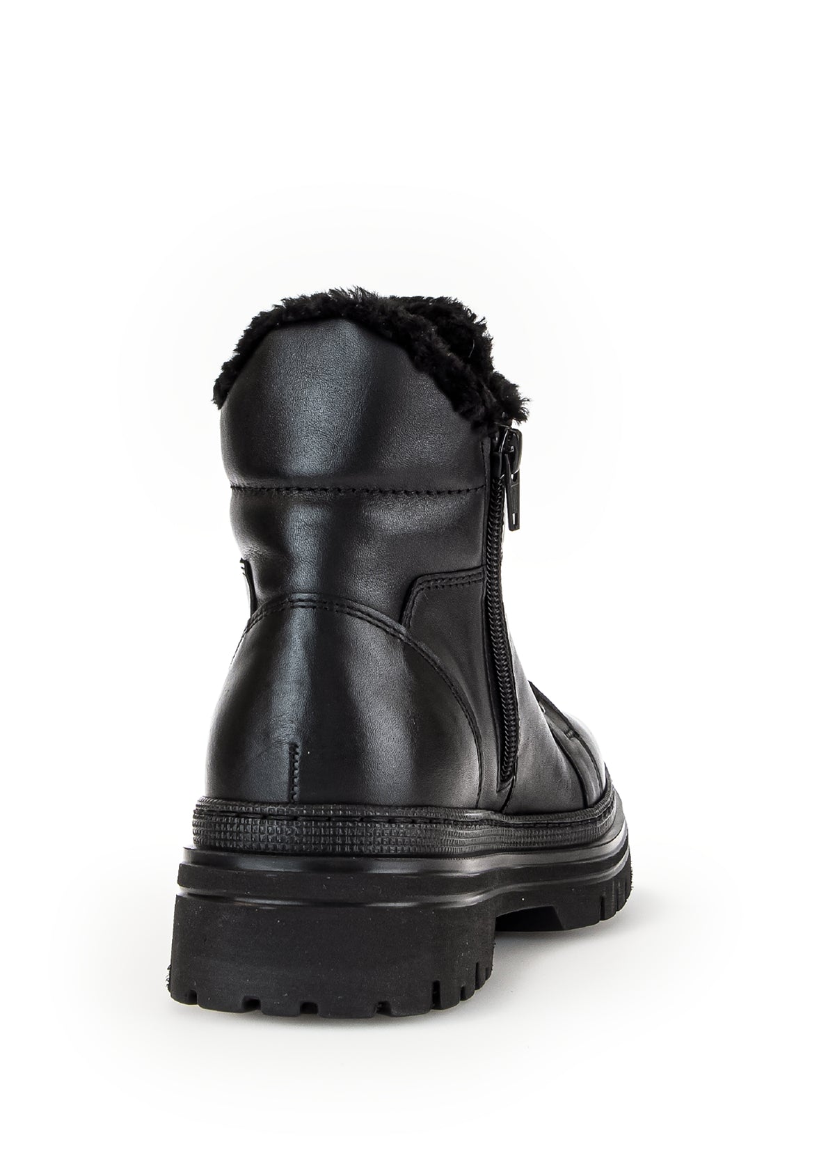 Winter shoes with thick soles - black