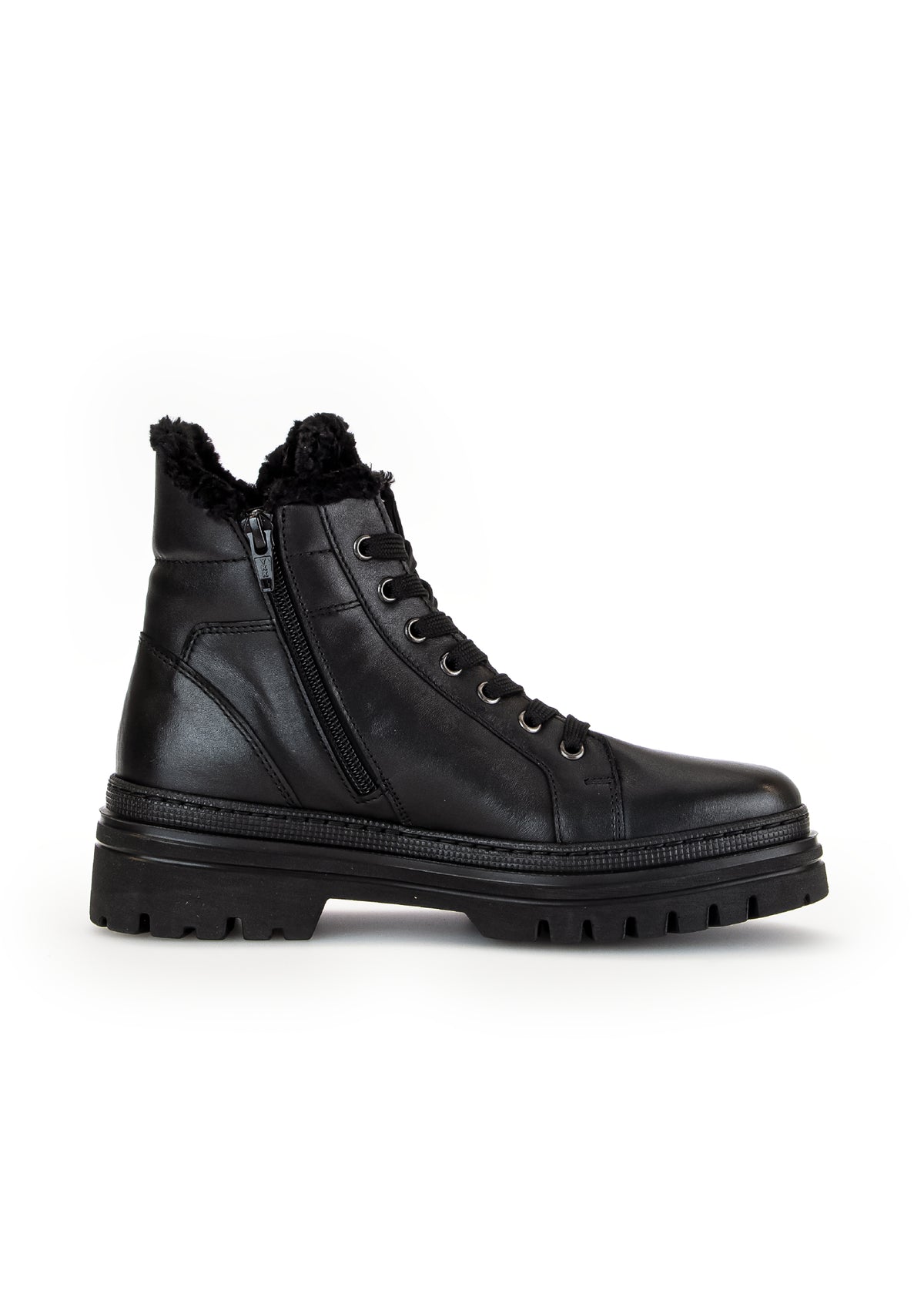 Winter shoes with thick soles - black