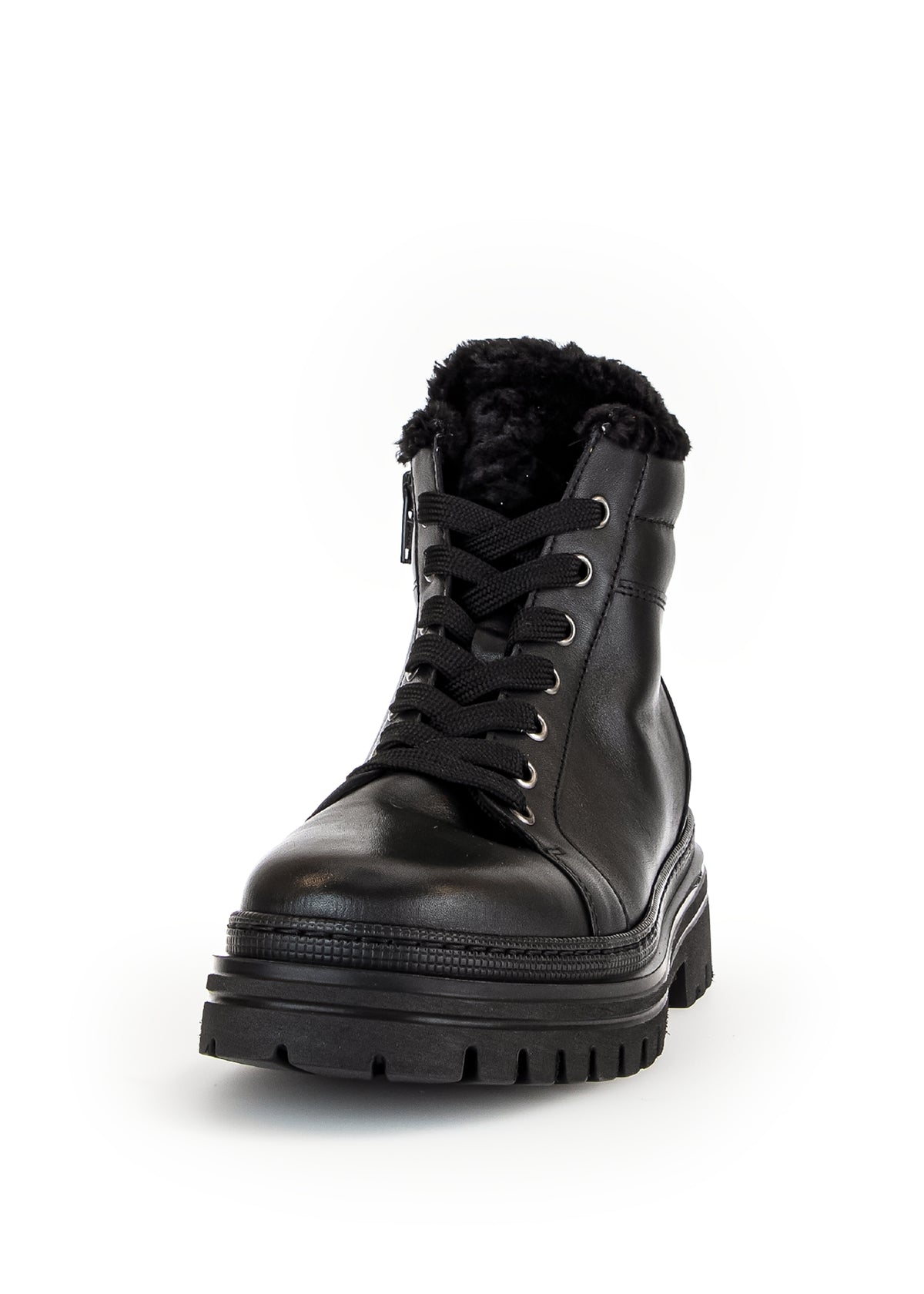 Winter shoes with thick soles - black