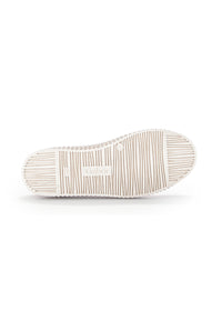 Sneakers med tjock sula - rosa mockaläder, elastiska band