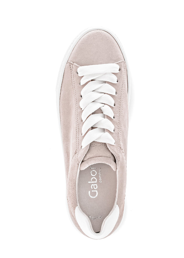 Tennarit paksulla pohjalla - beige nahka